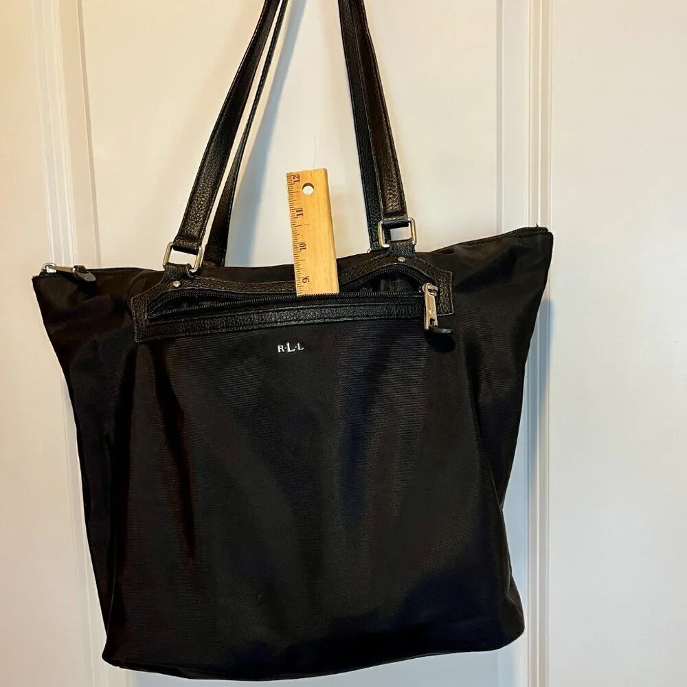 Lauren Ralph Lauren  Tote Bag  Nylon Medium Keaton Black